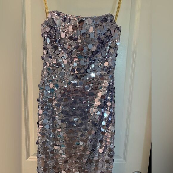 NWOT BRINX AND BANCO Lilac Farah Sequin Strapless Gown XS,S,M available - Picture 11 of 16